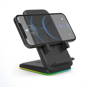 Twisted Minds RGB Wireless Charging Stand – Fast & Stylish - Image 3