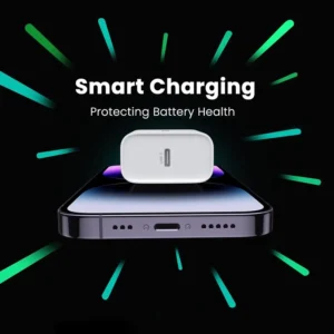UGREEN 20W PD Fast Charger – Lightning Cable Included | iPhone Compatible – Black - Image 3
