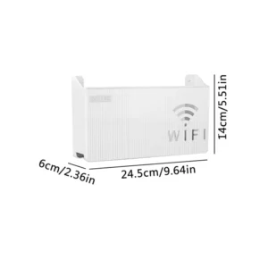 Wall-Mounted Organizer for Router, Set-Top Box, and TV Accessories - Image 4