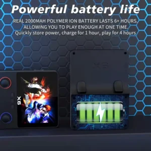 X6 Handheld Console – 3.5" IPS, Dual Joysticks, 11 Emulators – Ideal for GBA & Kids' Gifts - Image 12