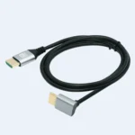 Xiwai 0.5m 8K HDMI Cable — Left-Angled Slim Male to Male Connector