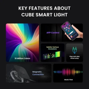 Yeelight Cube Smart Lamp Spot – Wi-Fi & Bluetooth Smart Lighting - Image 2