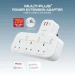 Moxedo Multi-Plug And Power Extension Adapter - Image 2