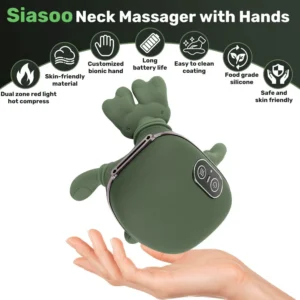 4D Heated Shiatsu Neck & Shoulder Massager – Deep Tissue Pain Relief - Image 4