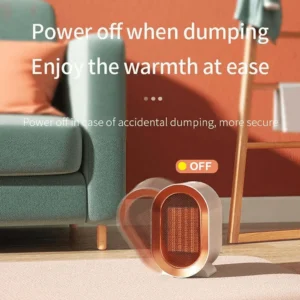 Portable Space Heater – 1200W Energy-Efficient Ceramic Fan Heater - Image 5