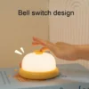 Rechargeable Touch Night Light with Stepless Dimming, Yellow - Image 3