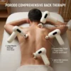 Porodo Massage Gun with 4 Heads & 6 Speed Settings - Image 7