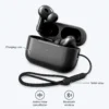 Bluetooth 5.3 TWS Earbuds with Wireless Charging & Strap