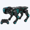AI Remote-Control Robot Dog with Music & Lights, Black - Image 8