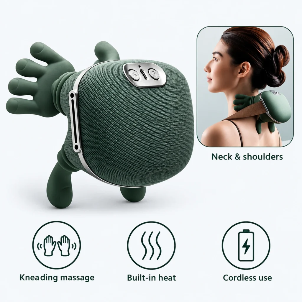 N7 Cordless Neck & Shoulder Massager with Heat