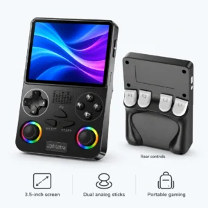 J36 Ultra Retro Handheld Game Console with 3.5-Inch IPS Screen
