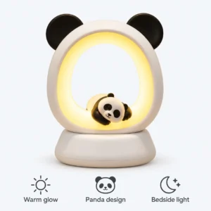 Rechargeable Panda Night Light with 3 Brightness Levels