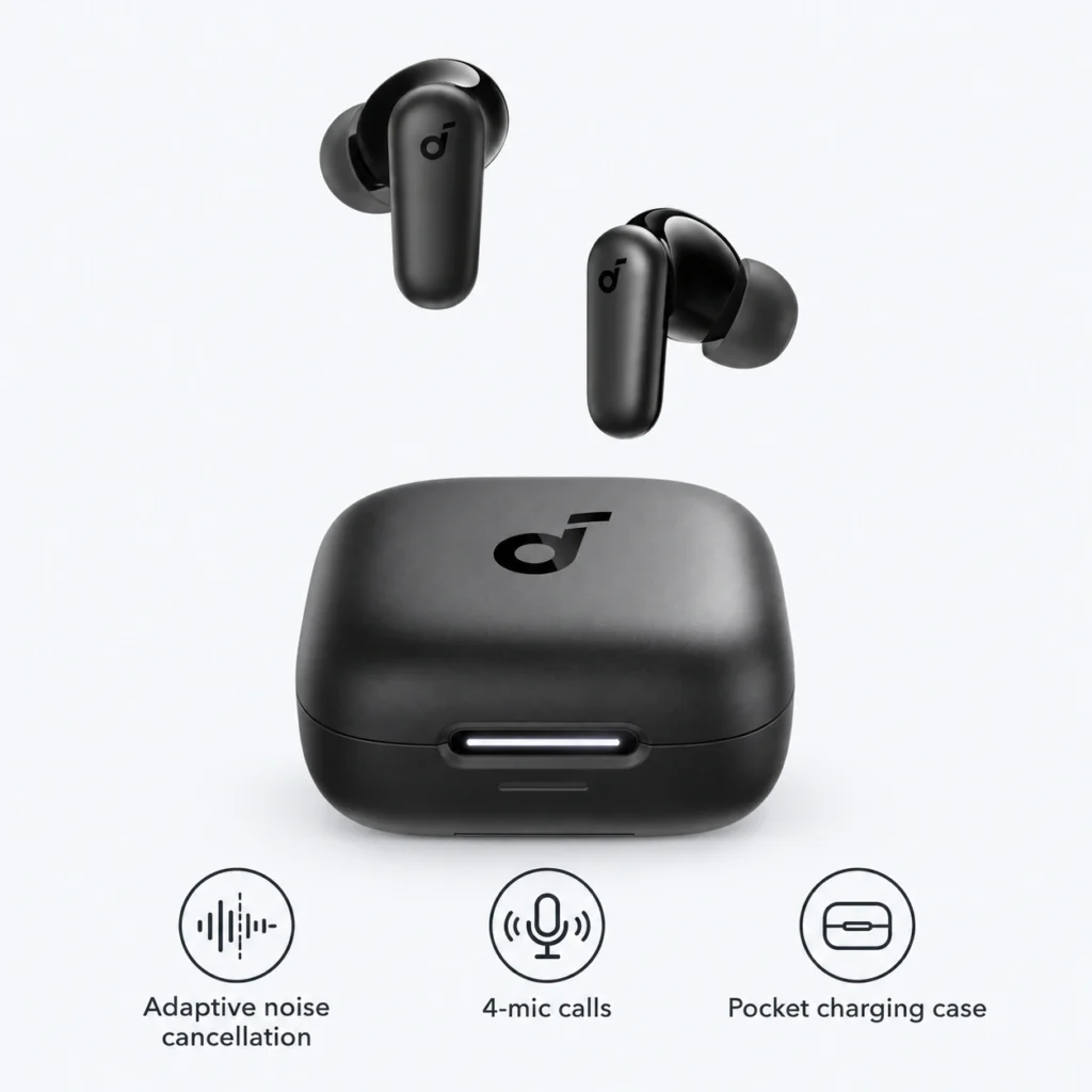 Soundcore R50i NC Noise-Cancelling Wireless Earbuds