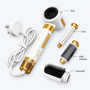 LAC Keratin 3D Pro 8-in-1 Hair Dryer & Styler, 1400W